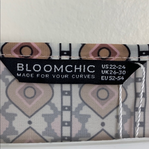 Bloomchic NWT Duster / Beach Cover Up, Coral - Picture 4 of 12